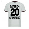 Bayer Leverkusen Alejandro Grimaldo #20 Auswärtstrikot 2023-24 Kurzarm